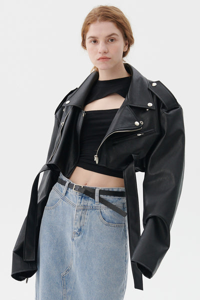 storets.com Emma Cropped Rider Jacket
