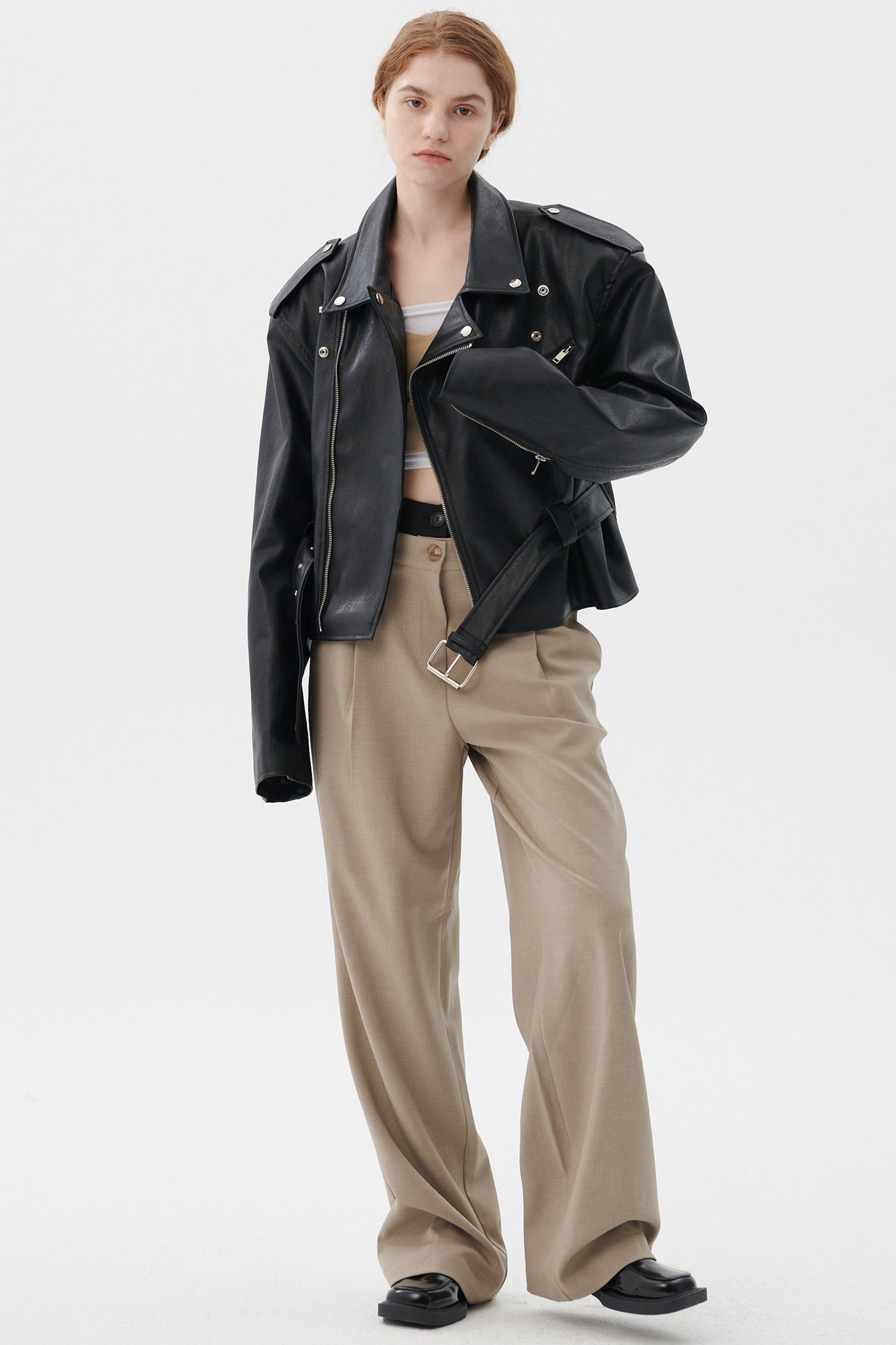 storets.com Megan Oversized Rider Jacket