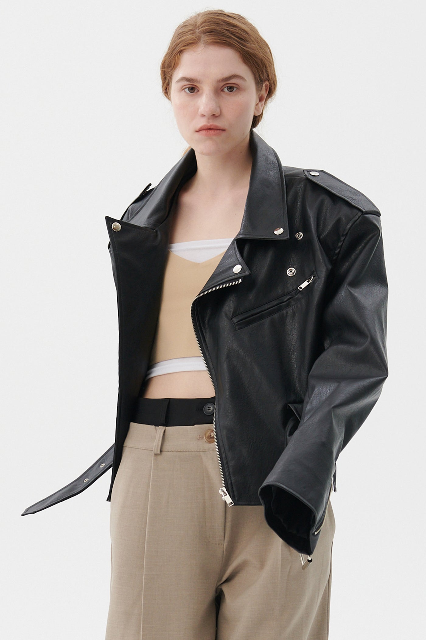 storets.com Megan Oversized Rider Jacket