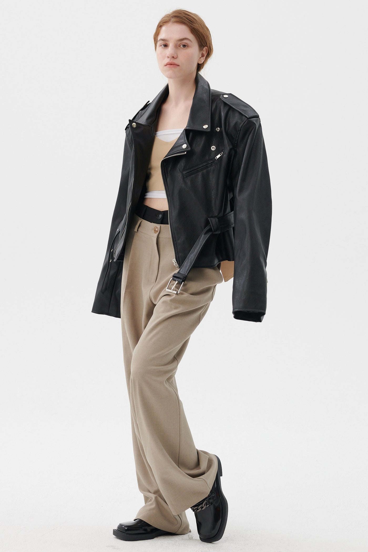 storets.com Megan Oversized Rider Jacket