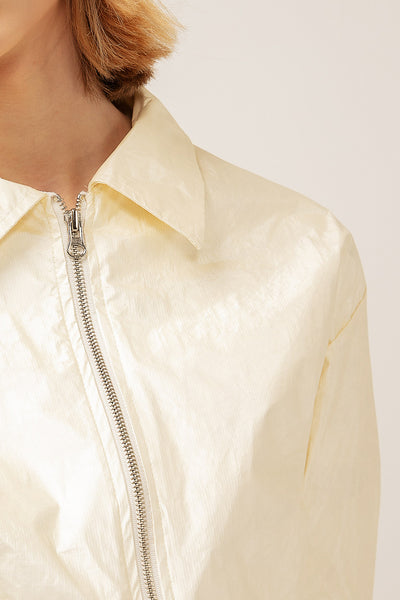 storets.com Sofia Crinkled Bomber Jacket