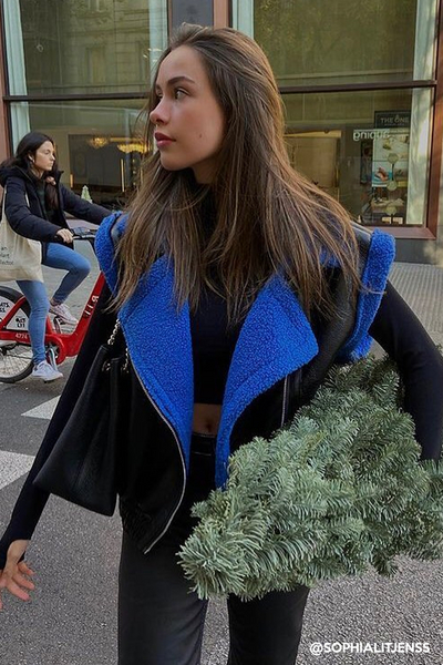 storets.com Arya Faux Shearling Vest