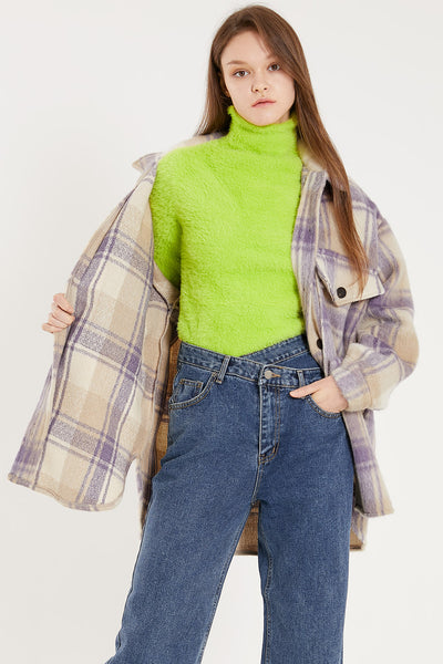 storets.com Gia Oversized Fuzzy Shacket