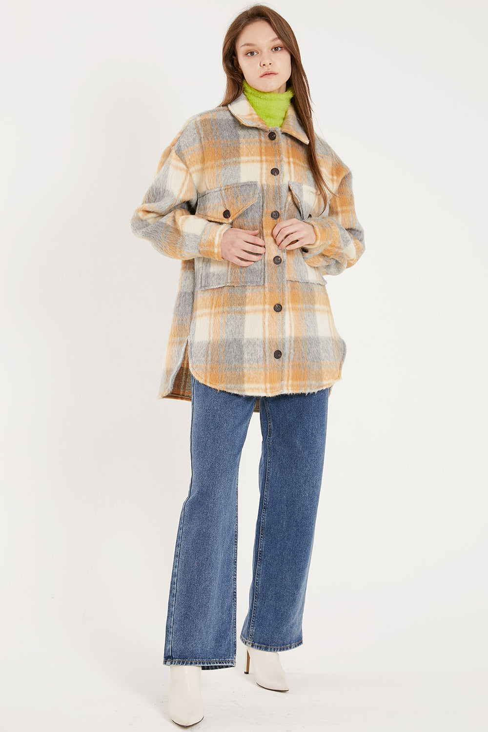 storets.com Gia Oversized Fuzzy Shacket