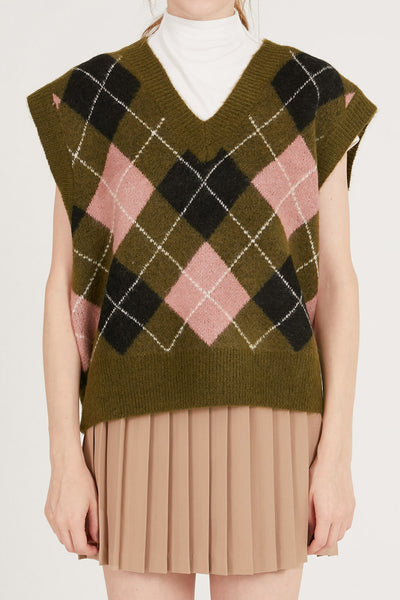 storets.com Mandy Argyle Sweater Vest