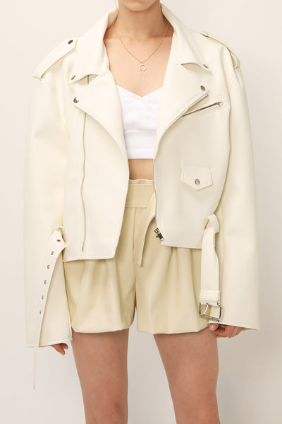 storets.com Emma Pleather Rider Jacket
