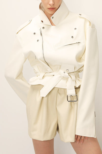 storets.com Emma Pleather Rider Jacket
