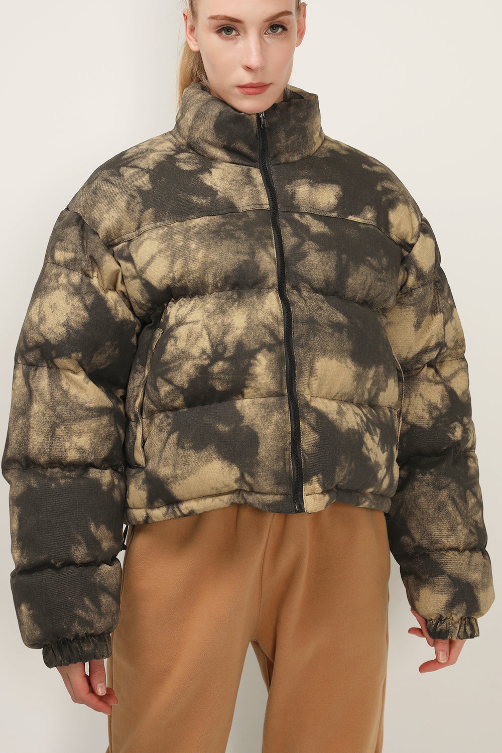 storets.com Hazel Reversible Printed Puffer Jacket