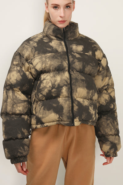storets.com Hazel Reversible Printed Puffer Jacket