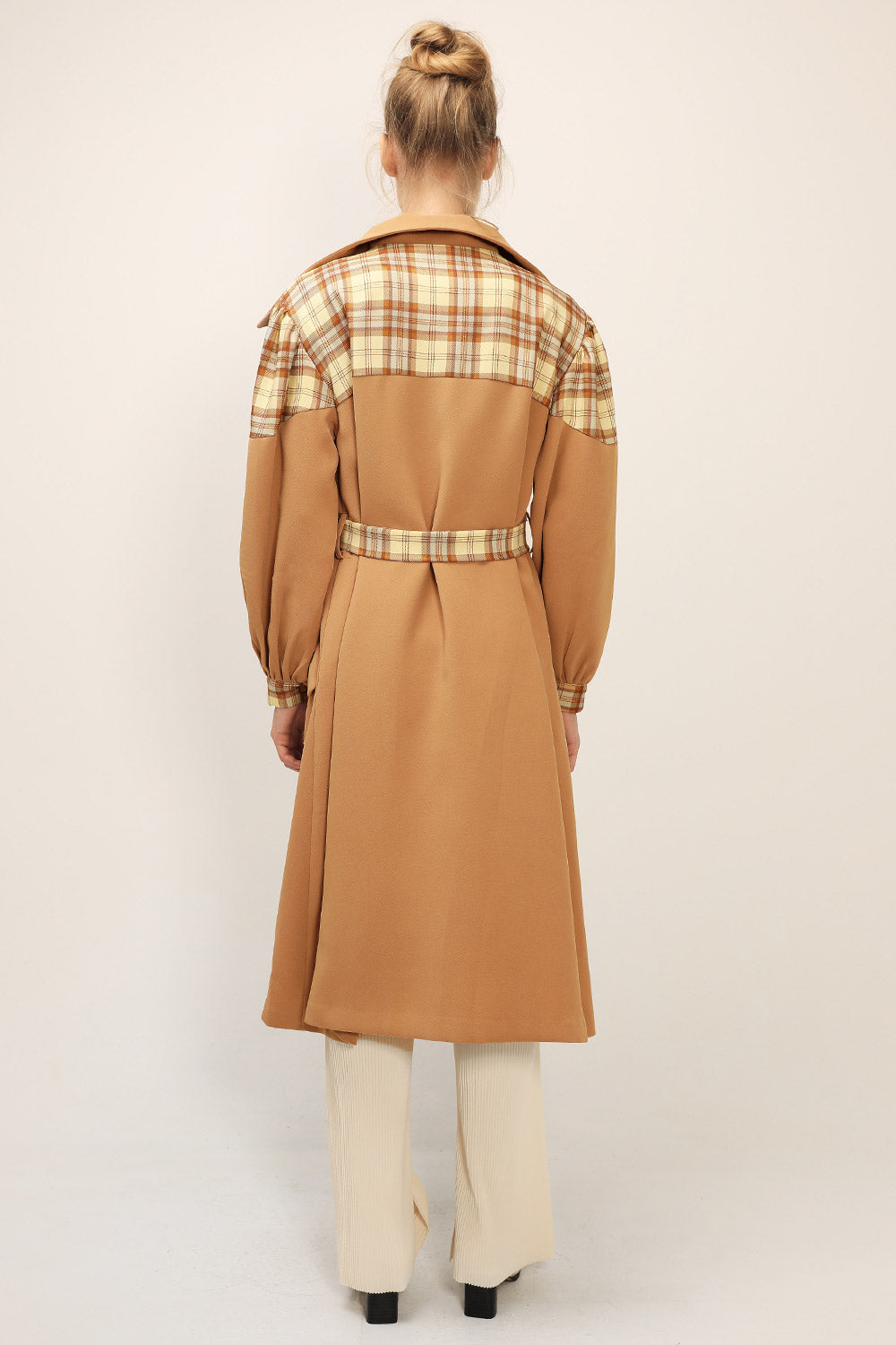 storets.com Sydney Plaid Block Coat w/Belt