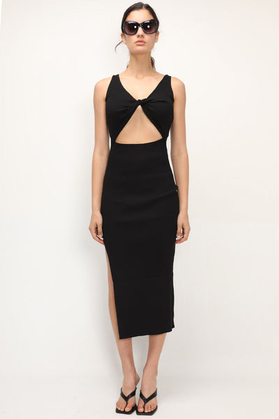 storets.com Kailey Ribbed Cutout Dress