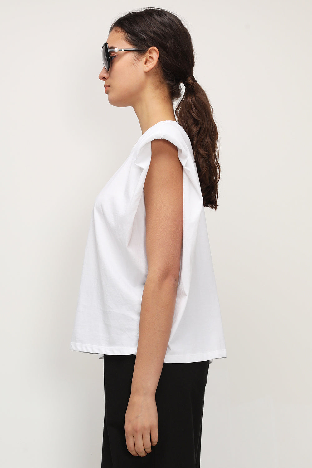 storets.com Elena Padded Shoulder T-shirt