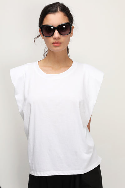 storets.com Elena Padded Shoulder T-shirt