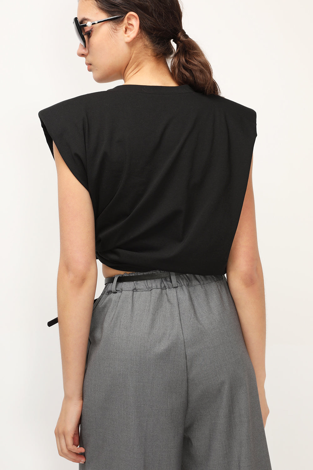 storets.com Elena Padded Shoulder T-shirt