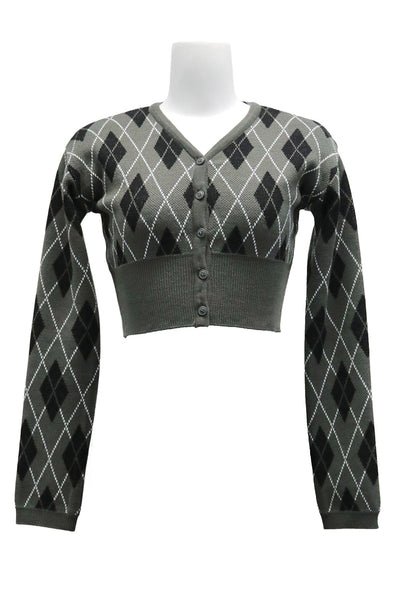 storets.com Loretta Highteen Argyle Cardigan