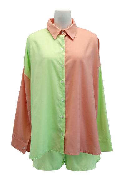 storets.com Bria Lounge Shirt and Shorts Set