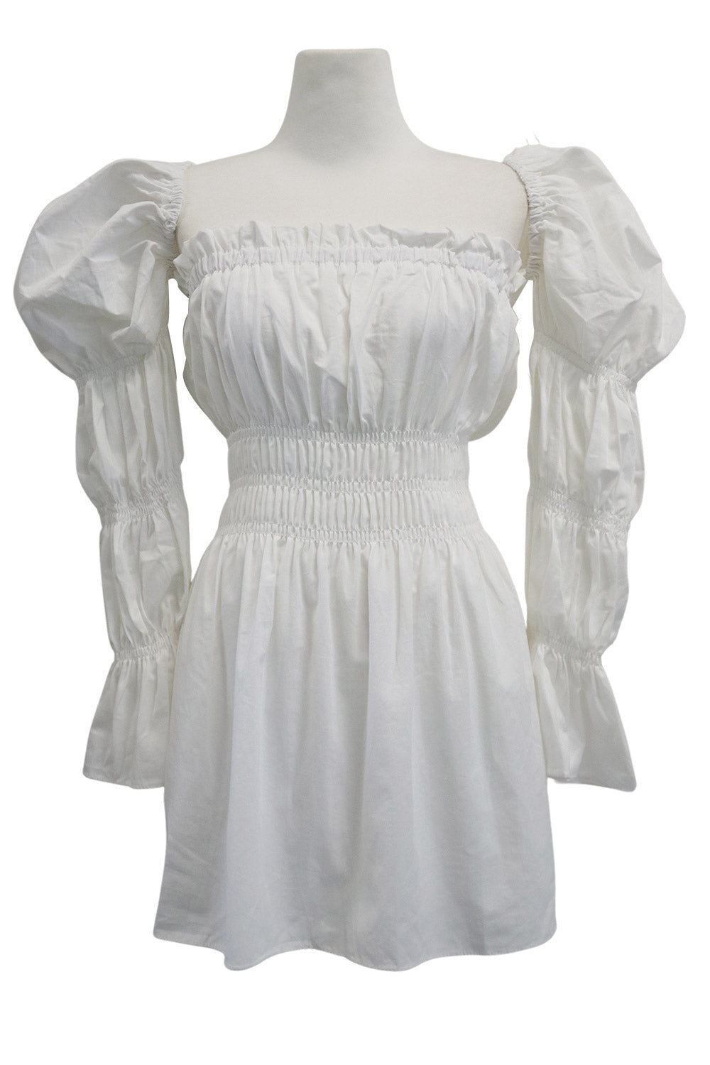 storets.com Clare Balloon Sleeve Mini Dress