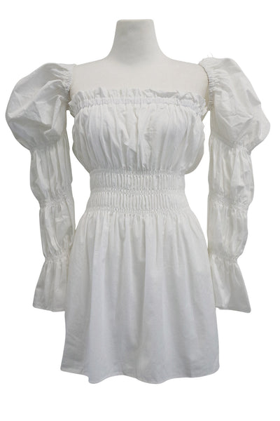 storets.com Clare Balloon Sleeve Mini Dress