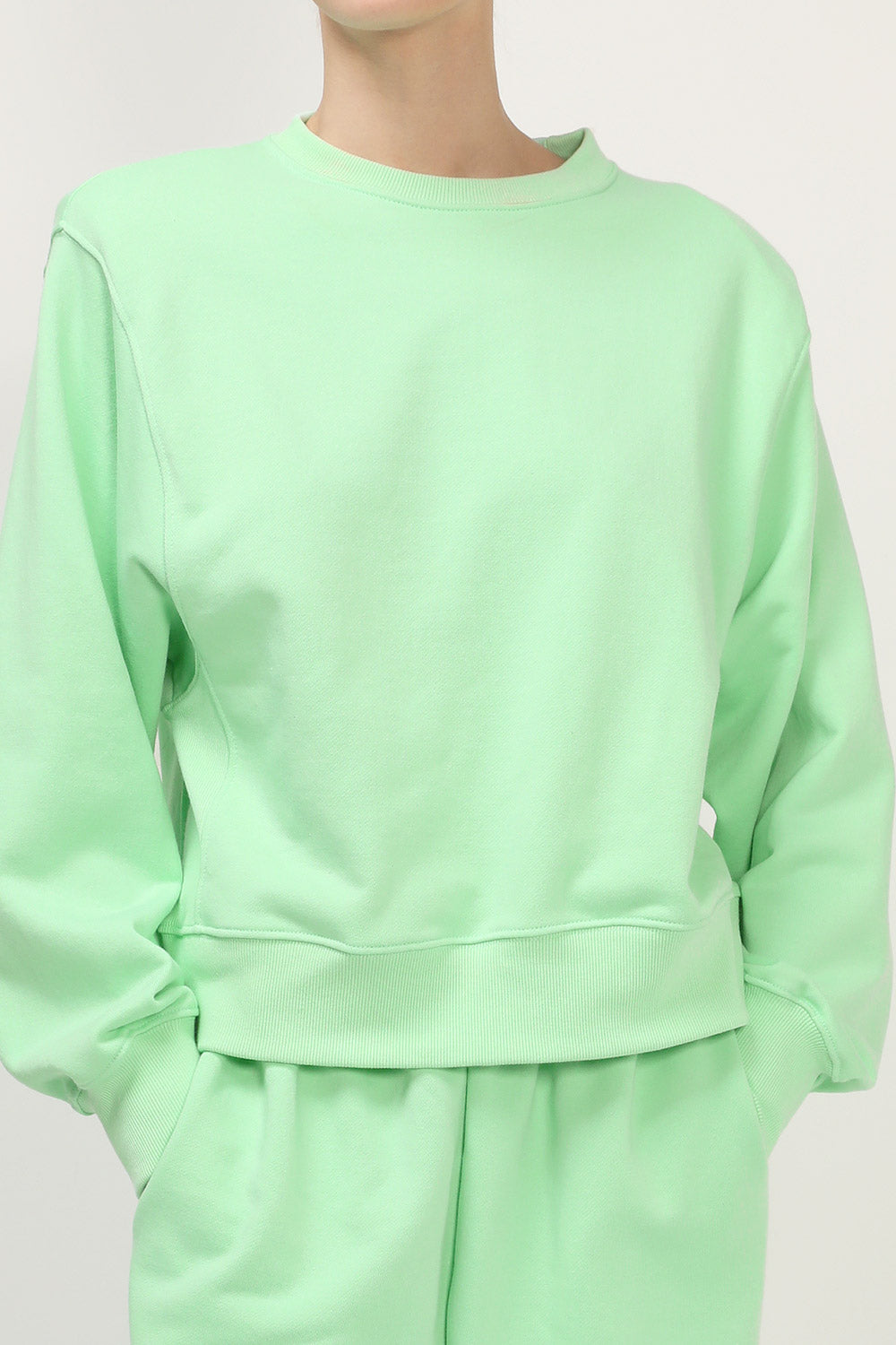 storets.com Luz Padded Shoulder Sweatshirt