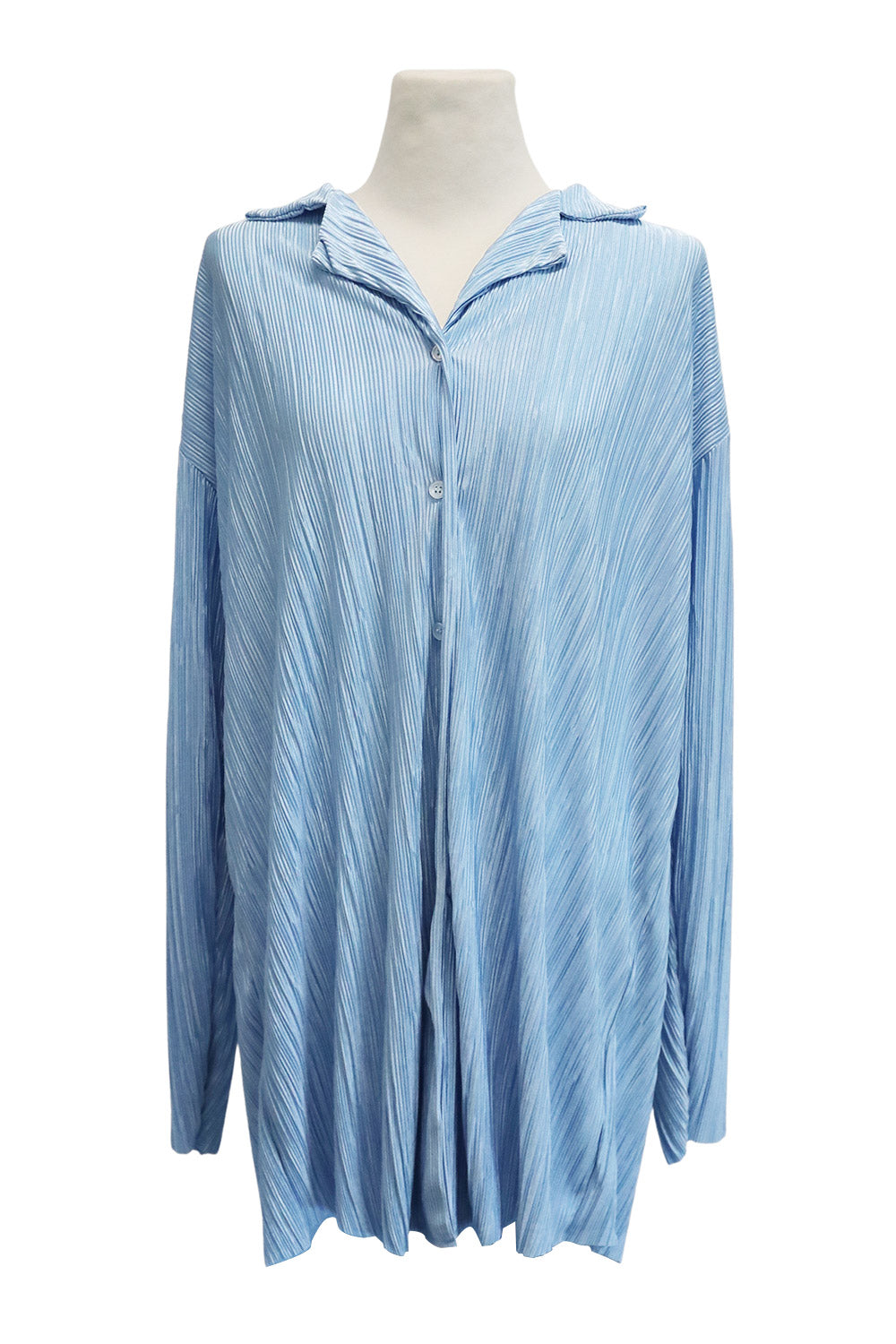 storets.com Maria Oversized Plisse Shirt