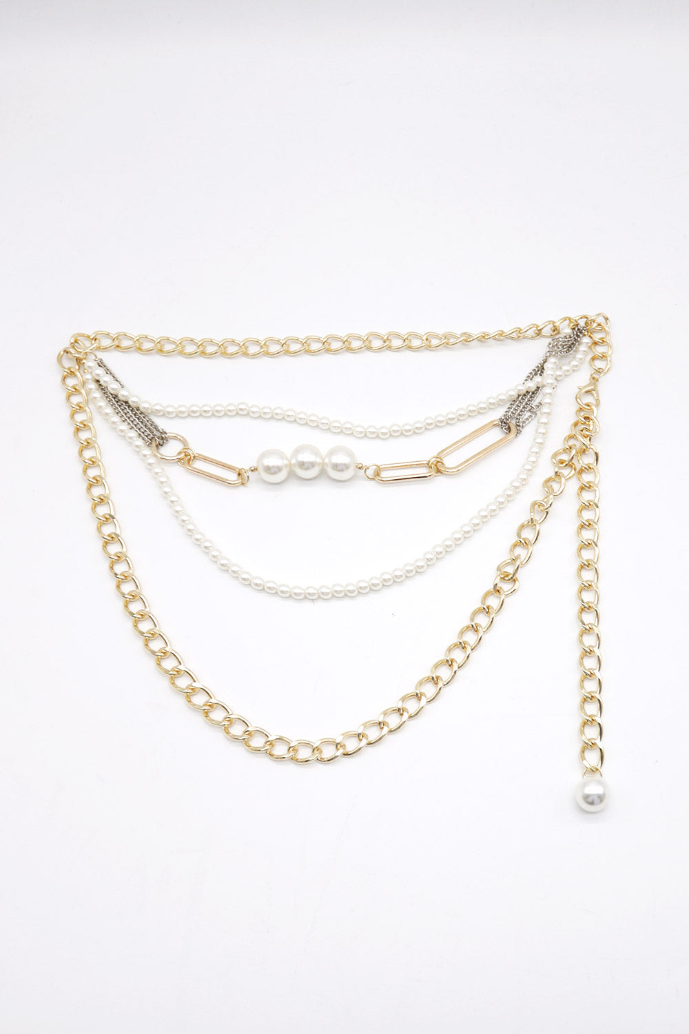 storets.com Luz Pearl Gold Chain Belt