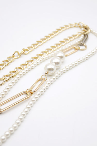 storets.com Luz Pearl Gold Chain Belt