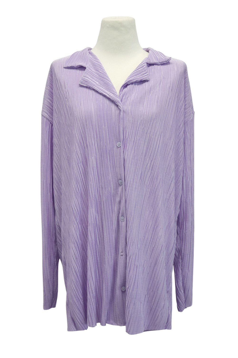 storets.com Maria Oversized Plisse Shirt