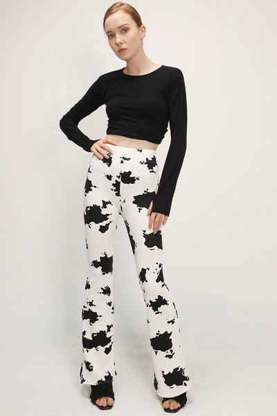 storets.com Bailey Printed Bootcut Pants
