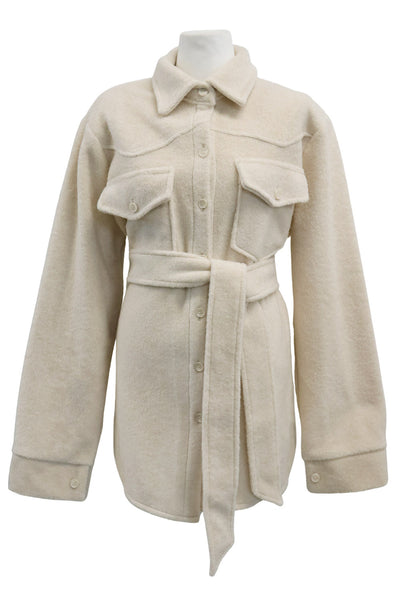 storets.com Amelia Fuzzy Belted Shacket