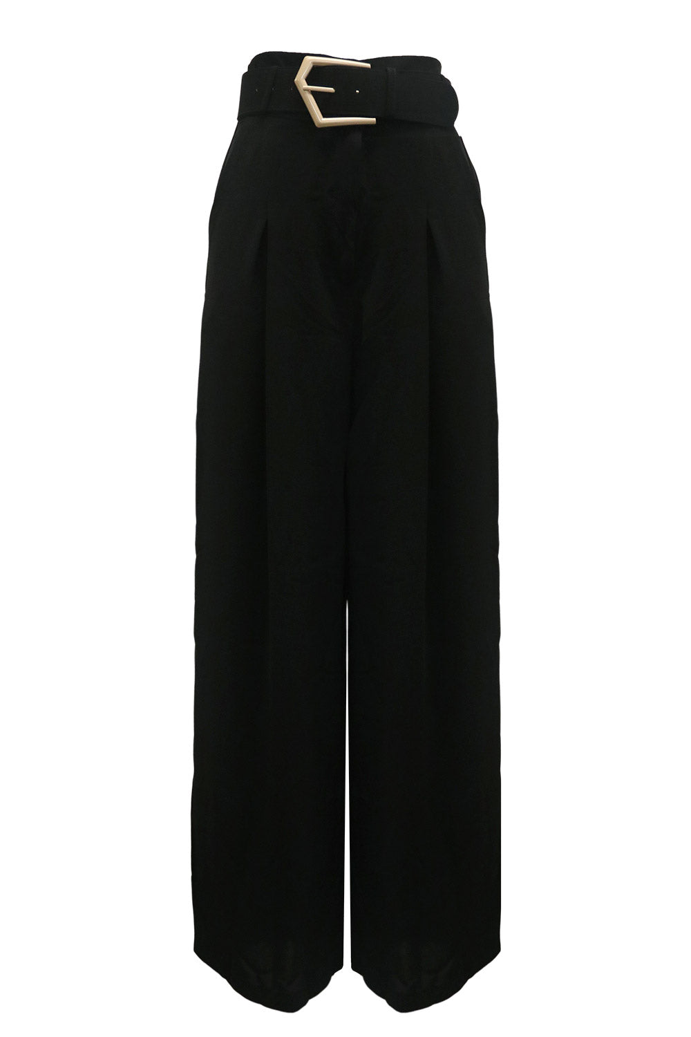 storets.com Eva Wide Pants w/Buckle Belt