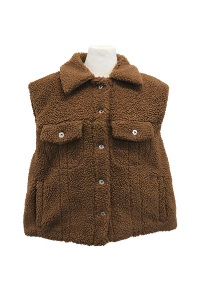 storets.com Cleo Borg Teddy Vest