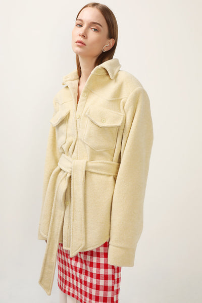 storets.com Amelia Fuzzy Belted Shacket