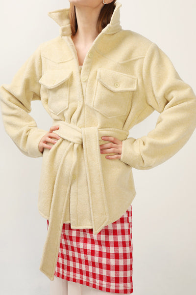 storets.com Amelia Fuzzy Belted Shacket