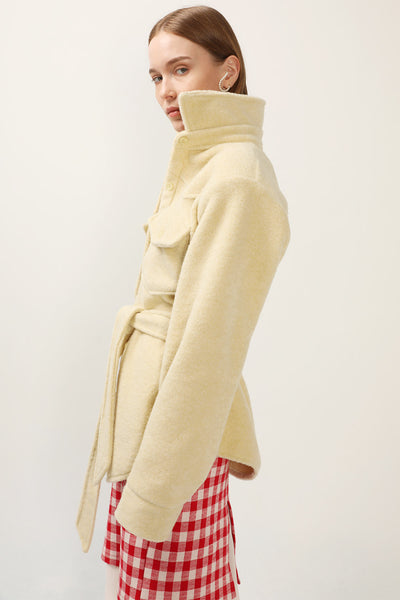 storets.com Amelia Fuzzy Belted Shacket
