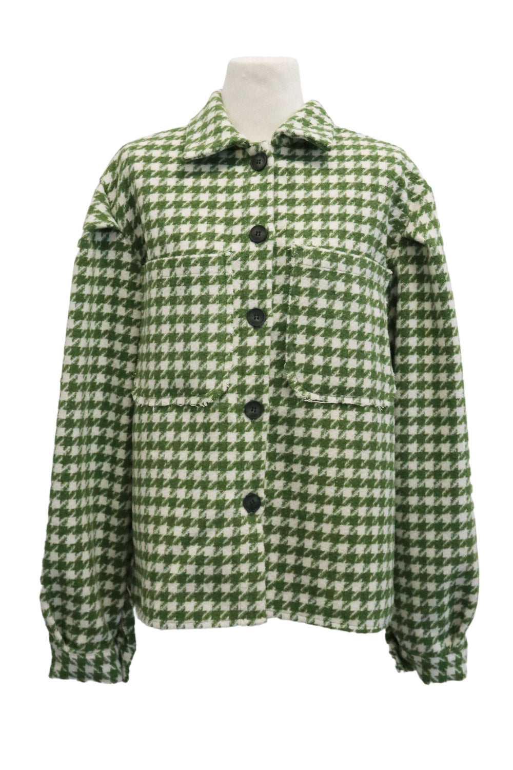 storets.com Harper Houndstooth Shacket