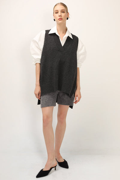 storets.com Lyla Oversized Knit Vest
