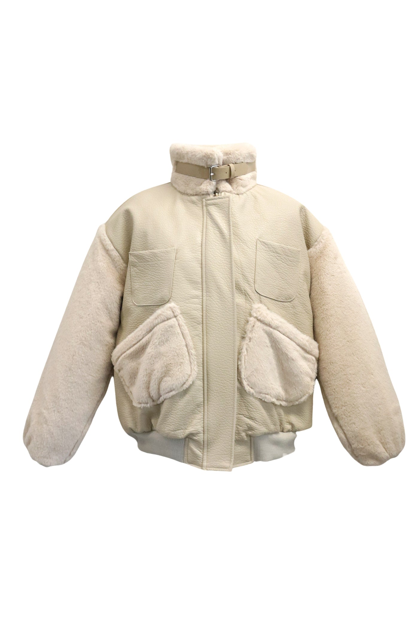 storets.com Oli Faux Fur Aviator Jacket