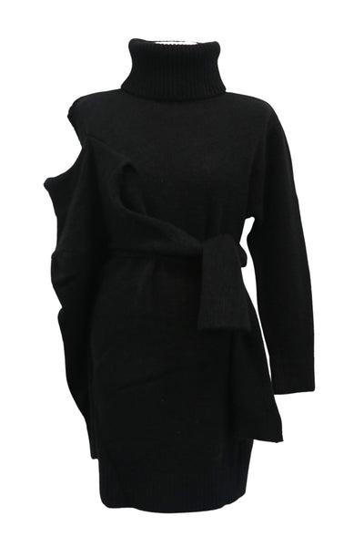 storets.com Victoria Tie Front Sweater Dress