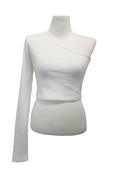 storets.com Valen One Shoulder Crop Top