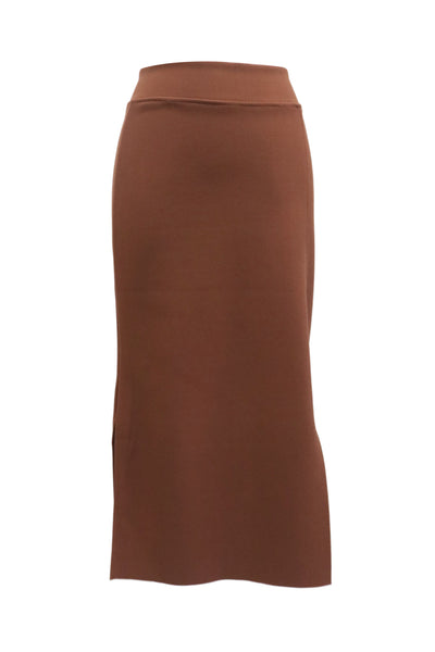 storets.com Melissa Slit Front Stretch Skirt