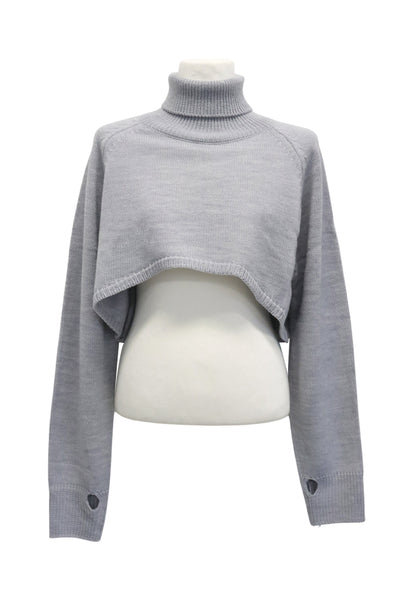 storets.com Mia Cropped Turtleneck Sweater