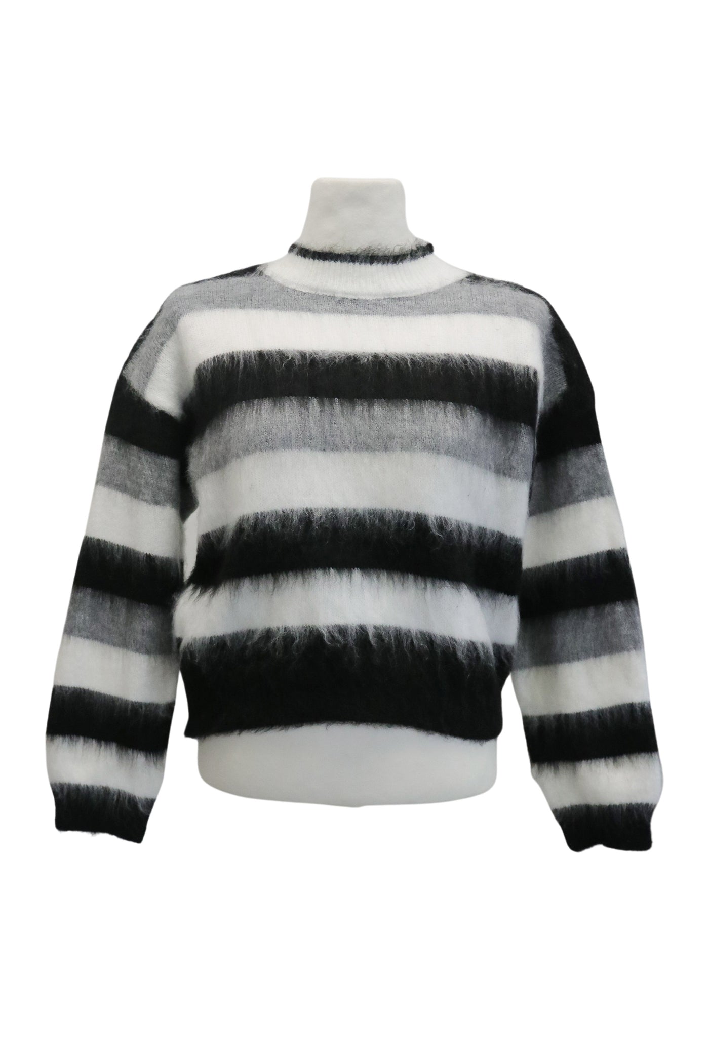 storets.com Ivanna Fuzzy Striped Sweater
