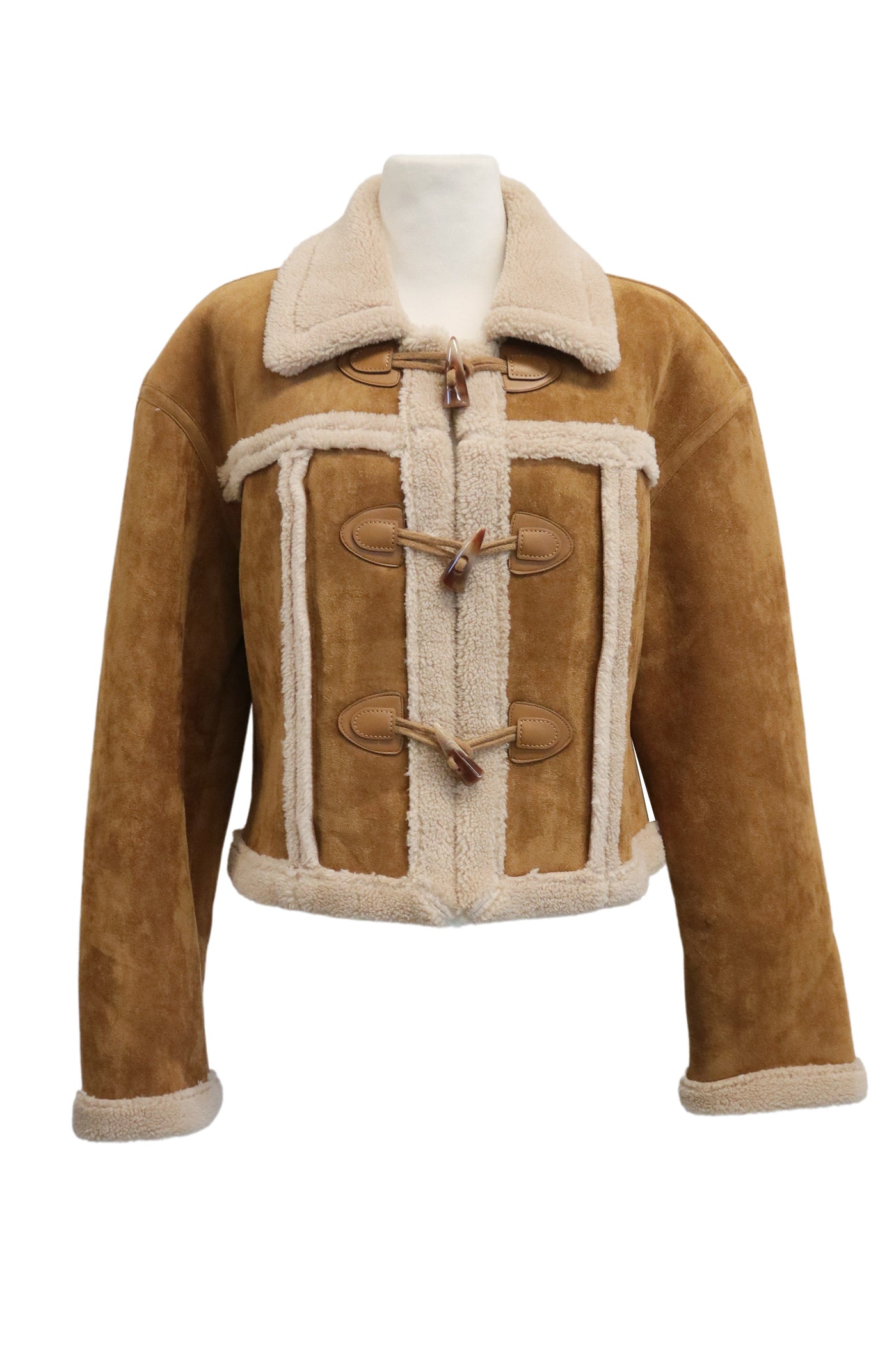 storets.com Helen Duffle Shearling Jacket