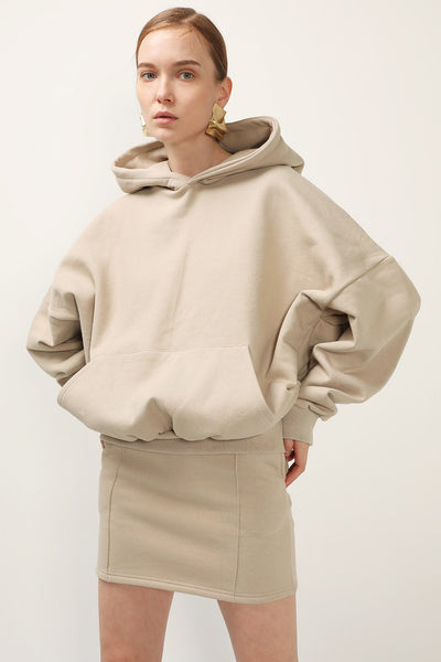 storets.com Aria Sweat Hoodie And Skirt Set