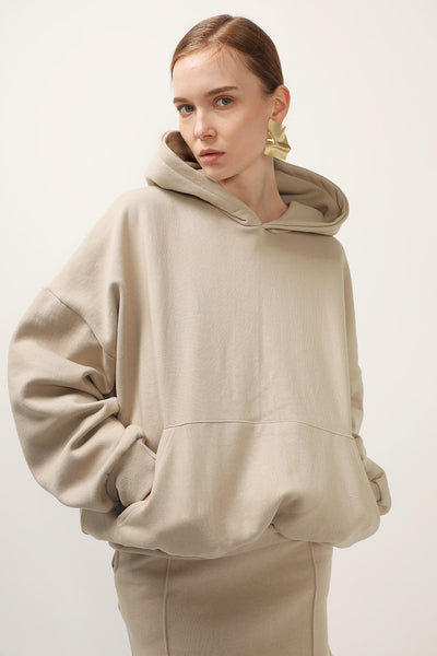 storets.com Aria Sweat Hoodie And Skirt Set