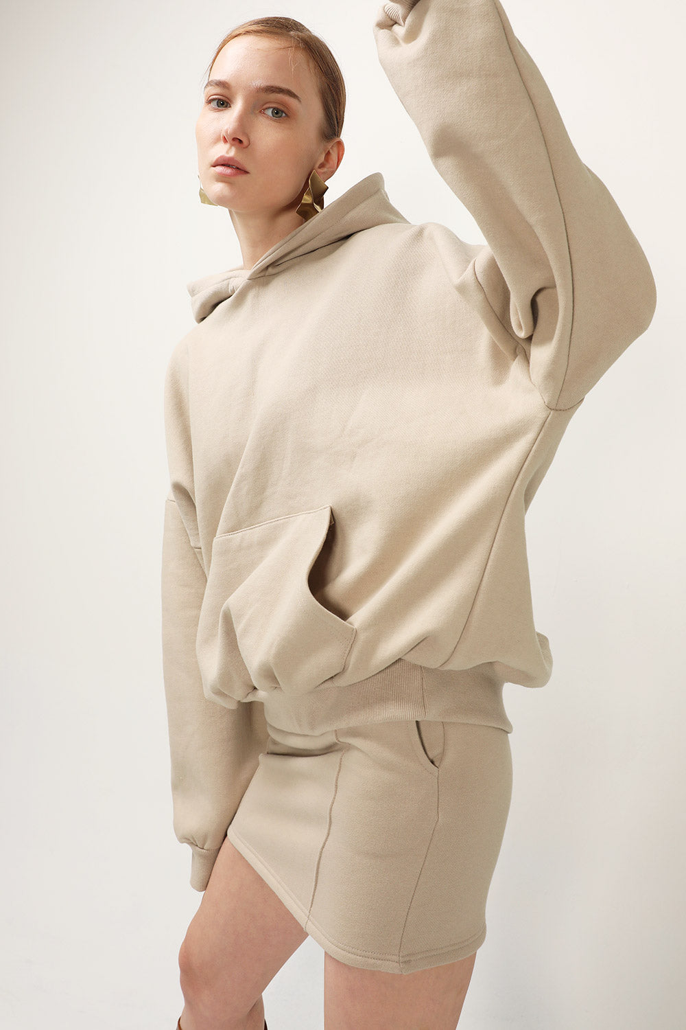 storets.com Aria Sweat Hoodie And Skirt Set