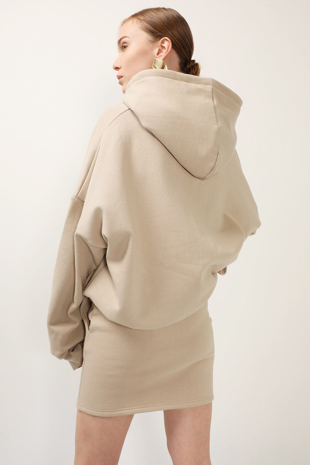 storets.com Aria Sweat Hoodie And Skirt Set