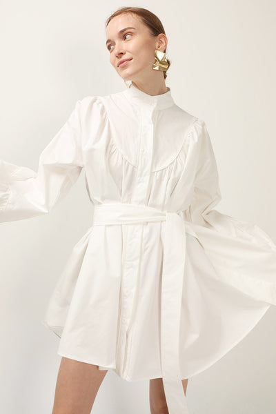 storets.com Tori Piping Detail Shirt Dress