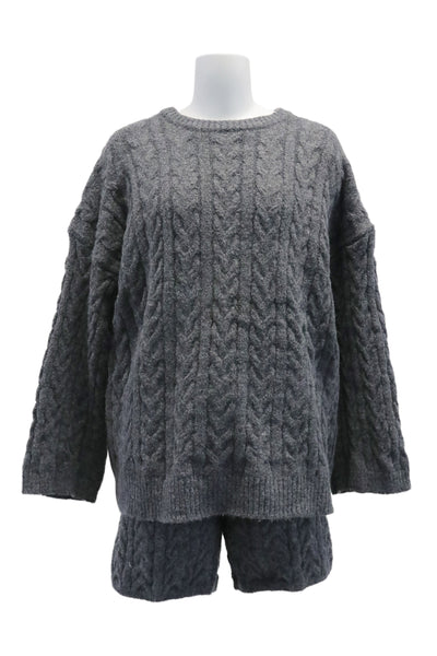 storets.com Ivy Cable Sweater n Shorts Set