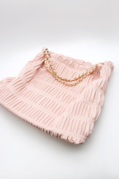 storets.com Faux Leather Plisse Shoulder Bag